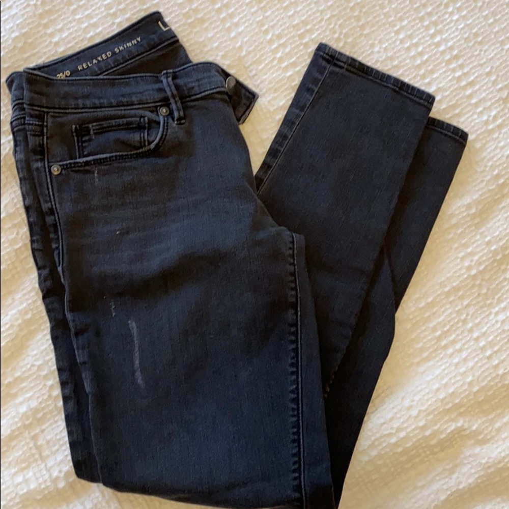 Loft black skinny jeans